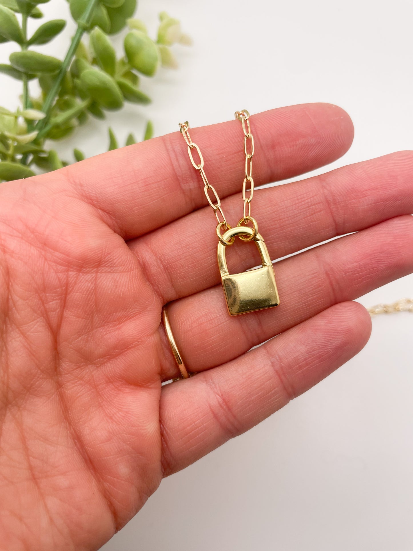 Treasured Lock Necklace