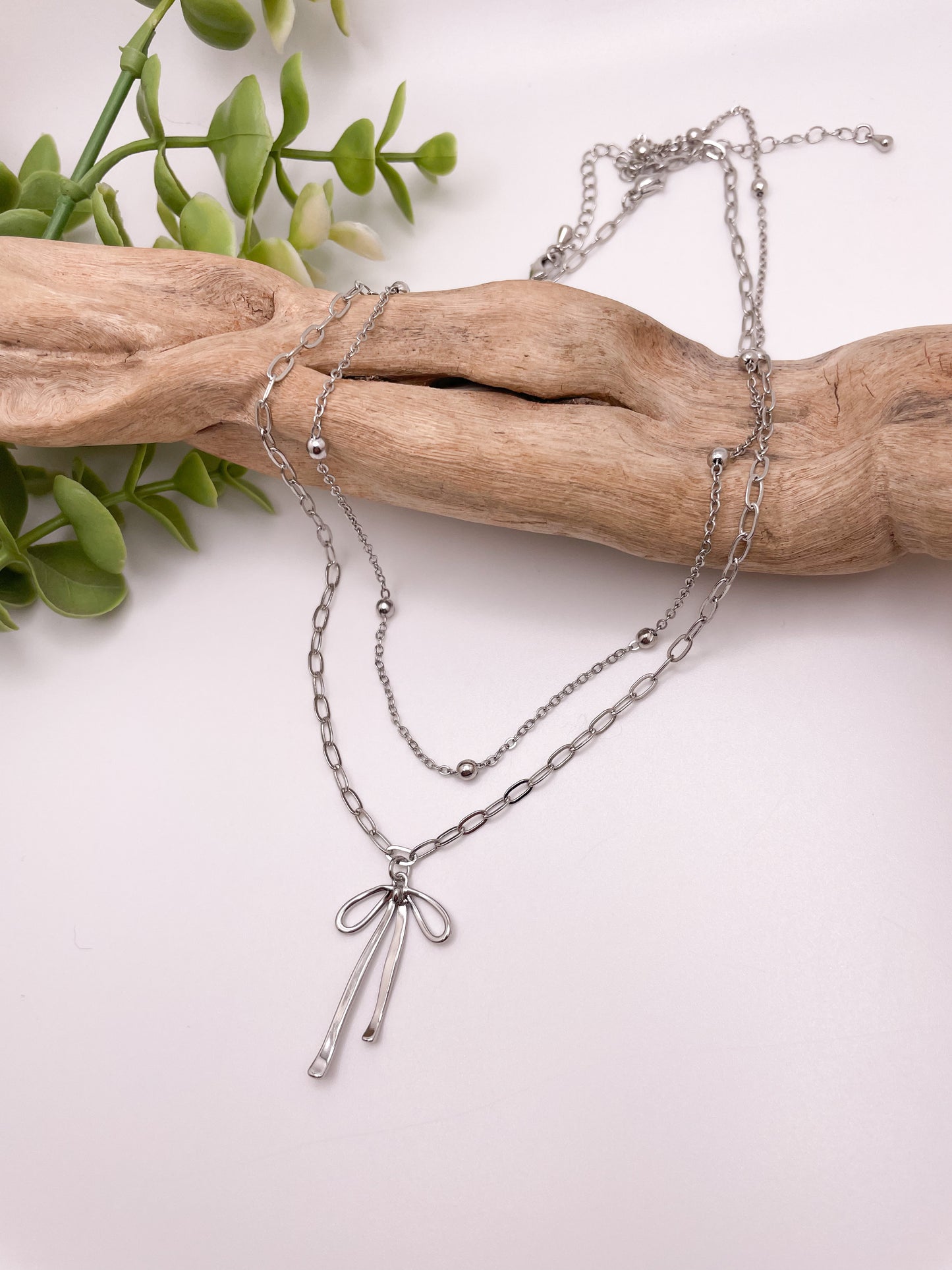 Cherish Silver Necklace