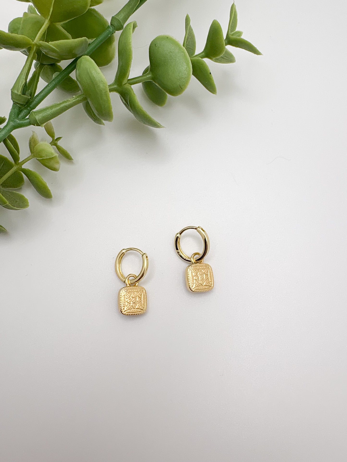 Gemstone Huggies