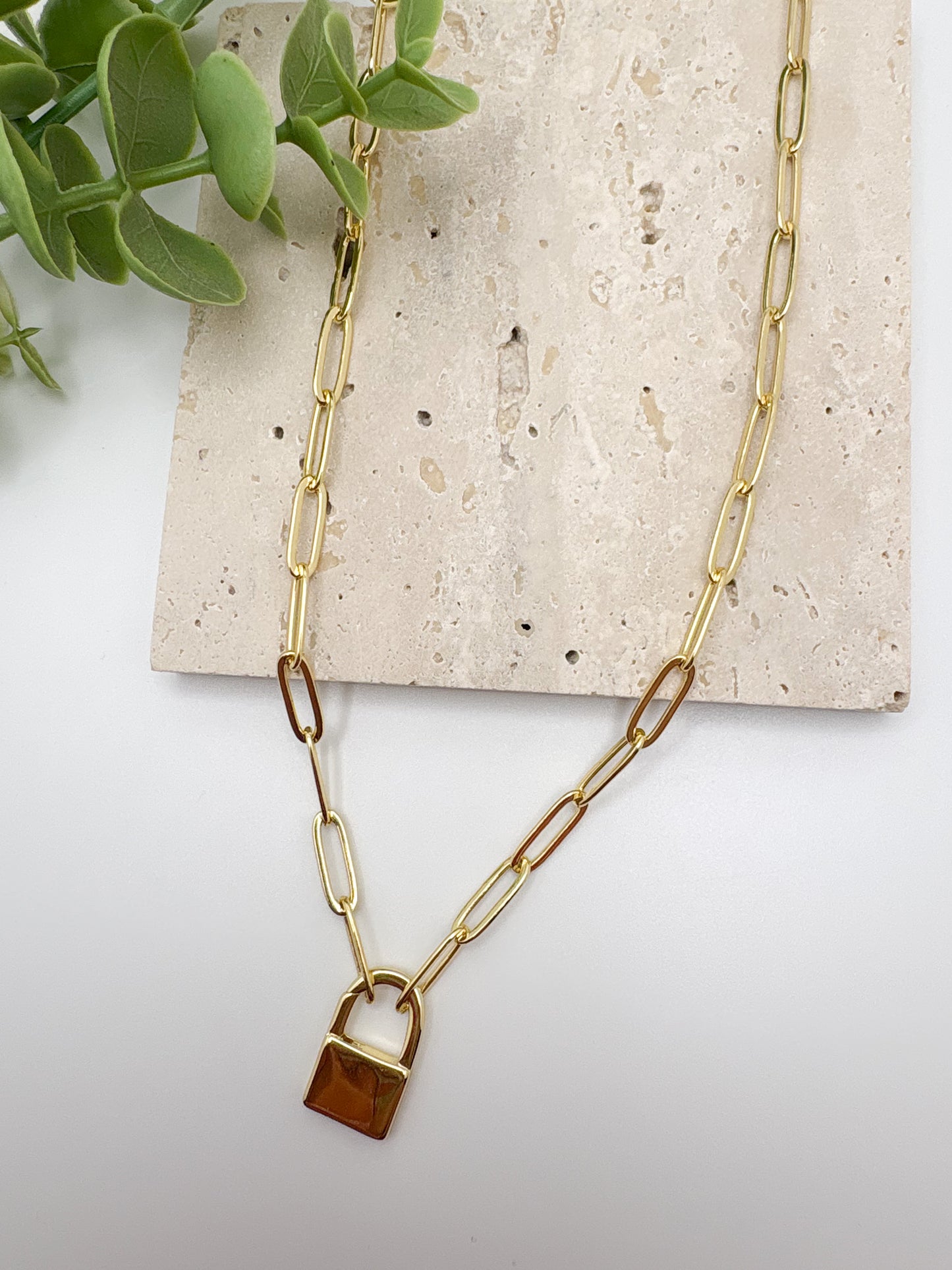 Carabiner Lock Necklace