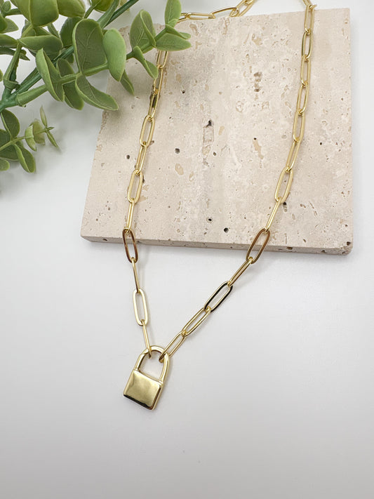 Carabiner Lock Necklace