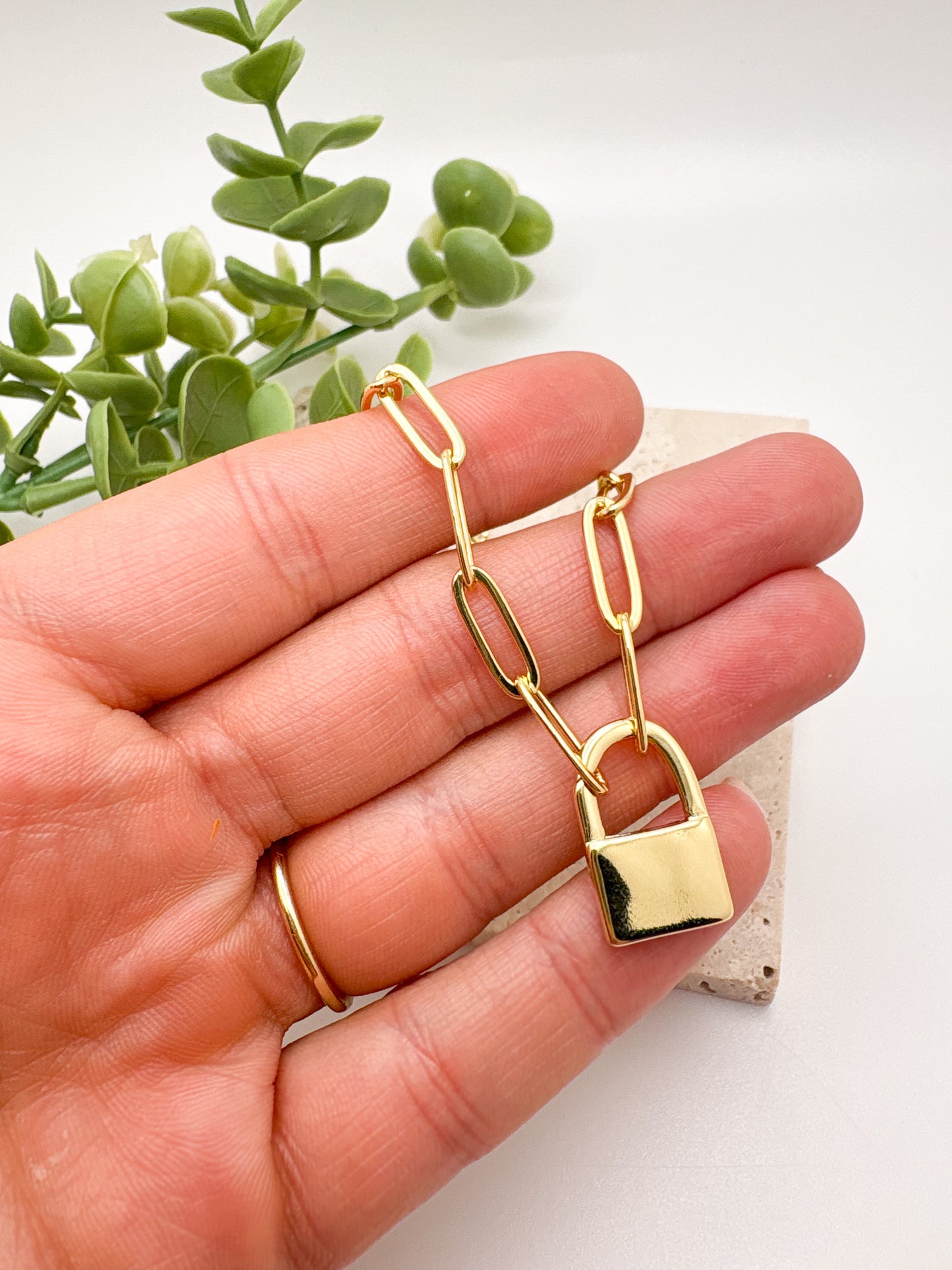 Carabiner Lock Necklace