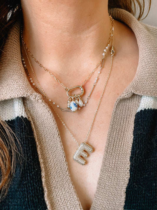 Chunky Initial Necklace