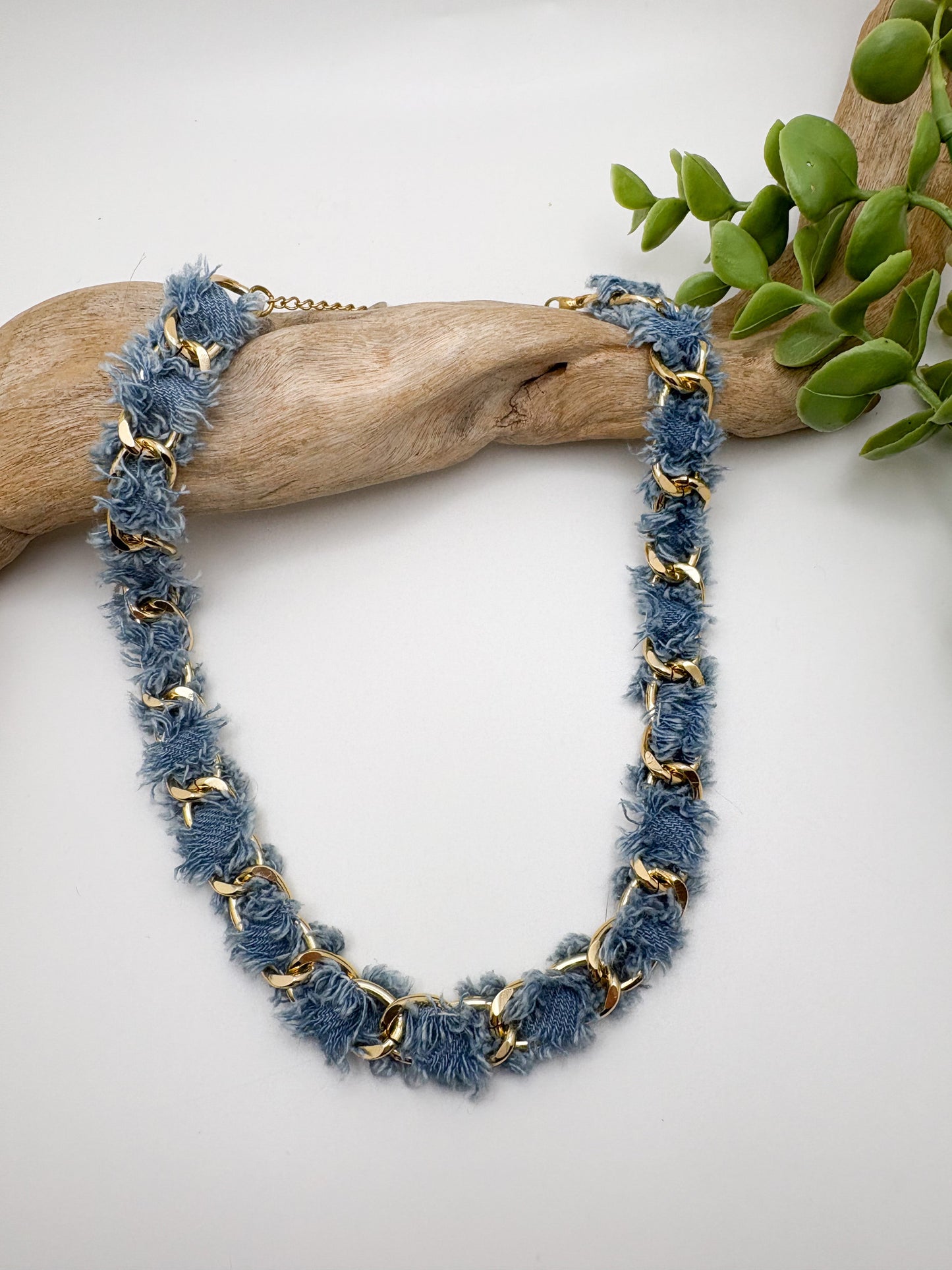 Denim Queen Necklace