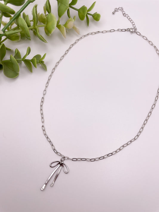 Cherish Silver Necklace